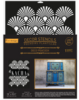 Koristesabluuna Kacha DÉCOR STENCILS® Peacock - 1 kpl