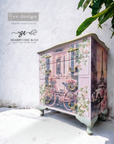 Decoupage kuitupaperisetti  - Parisian Bloom Haven - 3 eri arkkia 76x144cm