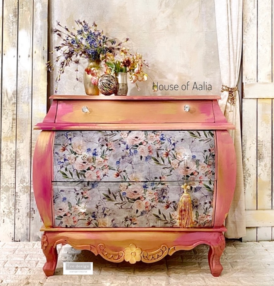 Lavender Fleur - Decoupage kuitupaperi 48 x 76 cm